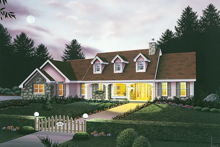 Full Rendering for House Plan #630842