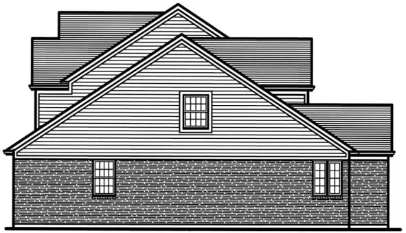 Right Elevation for House Plan #534542