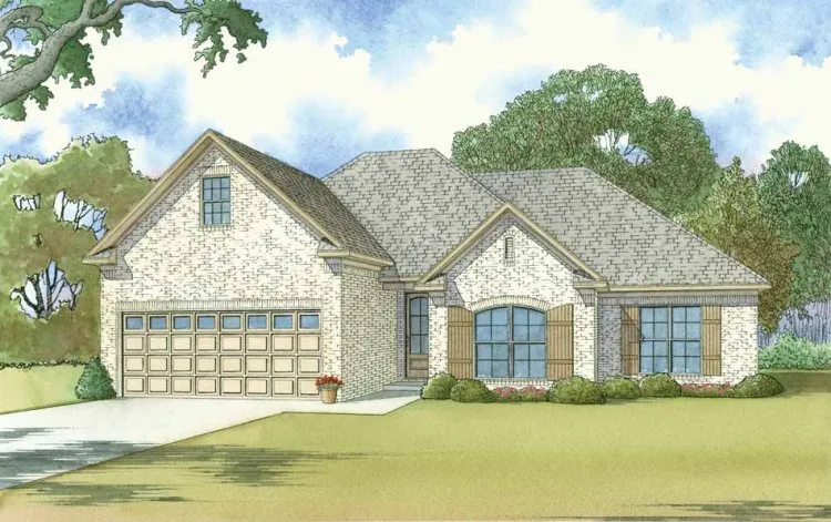 Full Rendering for House Plan #310461