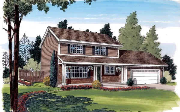 Full Rendering for House Plan #188072