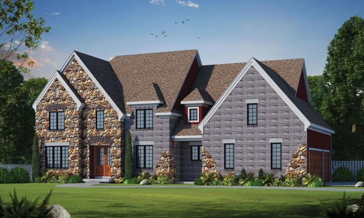 Full Rendering for House Plan #159032