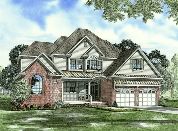 Full Rendering for House Plan #312462