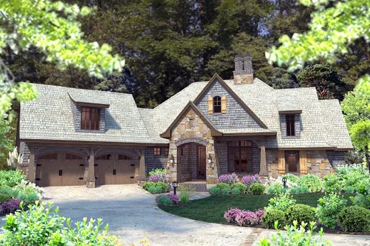 Full Rendering for House Plan #642842