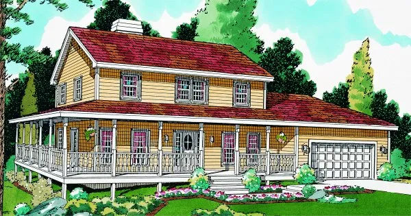 ExteriorPhoto for House Plan #181044