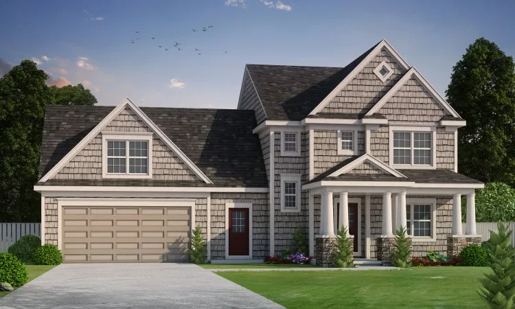 Full Rendering for House Plan #153791