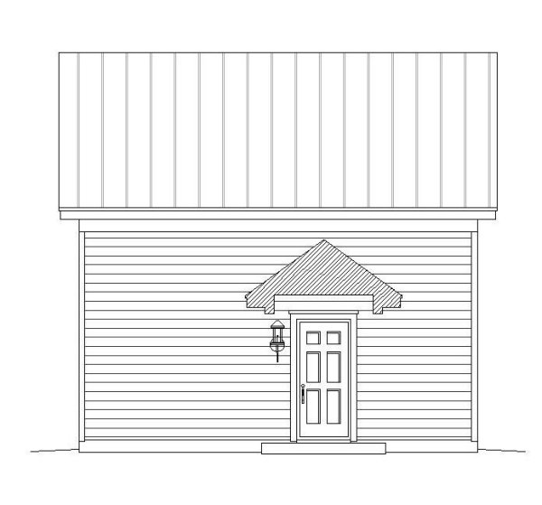 Right Elevation for House Plan #693530