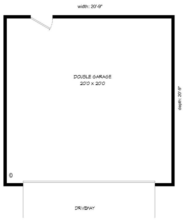 Main Floor Plan for House Plan #691340