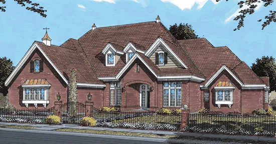 Full Rendering for House Plan #245904