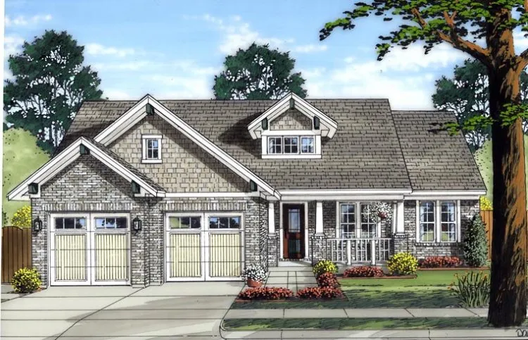 Full Rendering for House Plan #538181