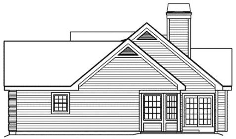 Right Elevation for House Plan #639951