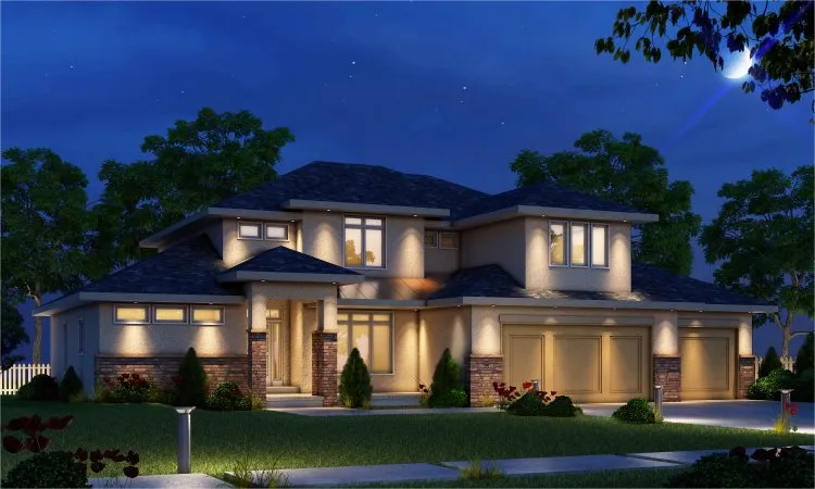 Full Rendering for House Plan #153052