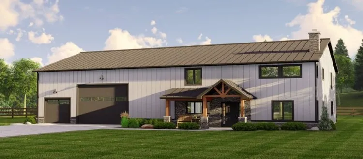 Full Rendering for House Plan #756863