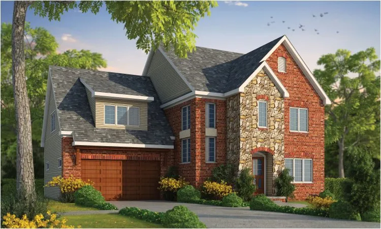 Full Rendering for House Plan #158072