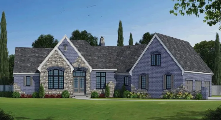 Full Rendering for House Plan #152493