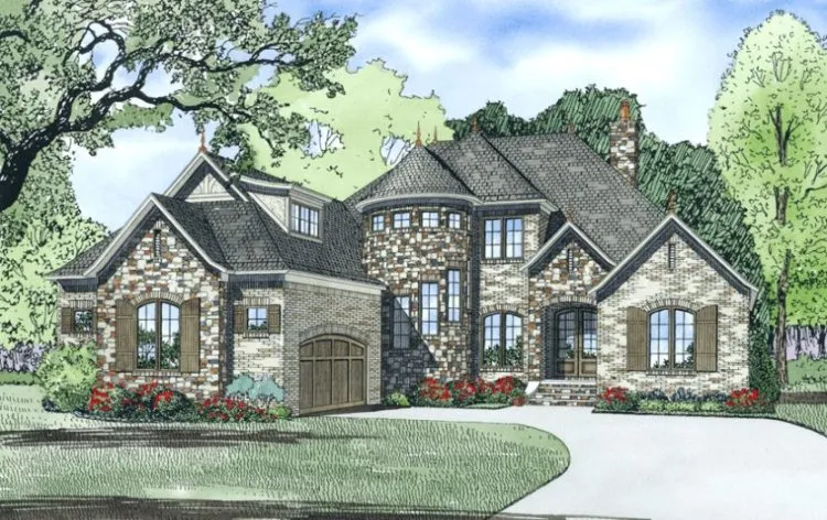 Full Rendering for House Plan #314803