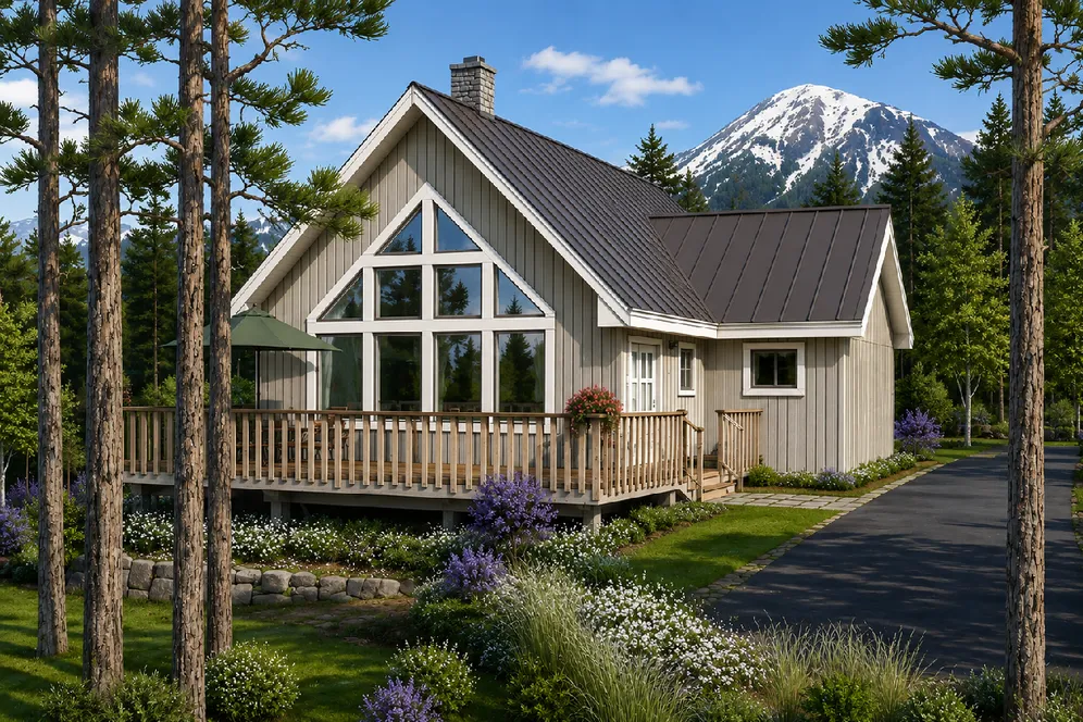 Full Rendering for House Plan #207011