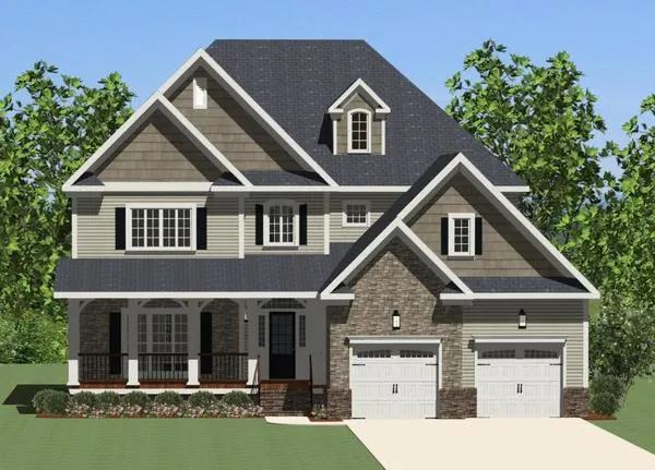 Full Rendering for House Plan #722262