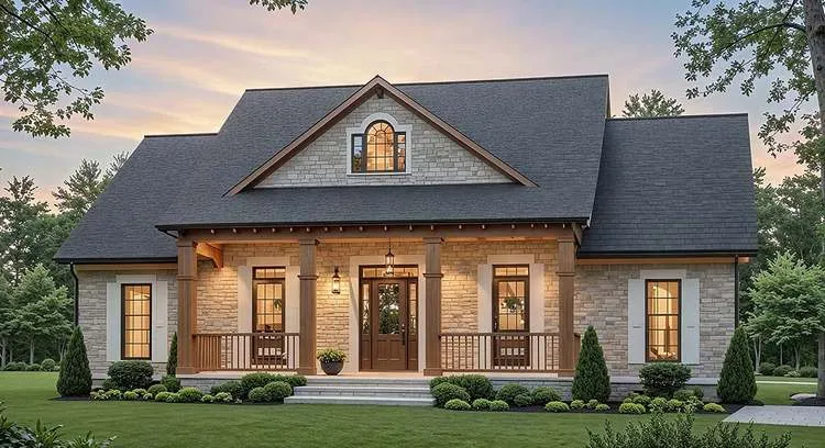 Full Rendering for House Plan #210781
