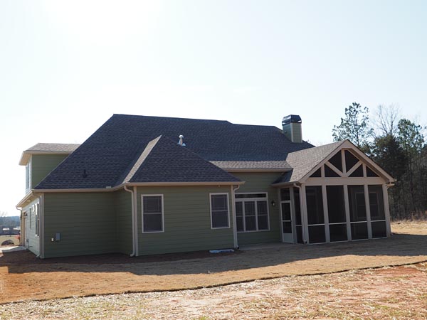 Rear Elevation for House Plan #717642