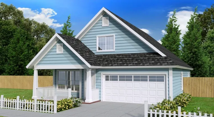Full Rendering for House Plan #240271