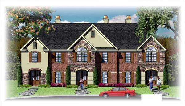 Full Rendering for House Plan #404694