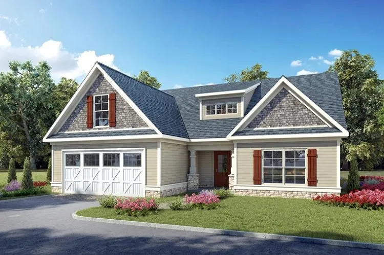 Full Rendering for House Plan #710371