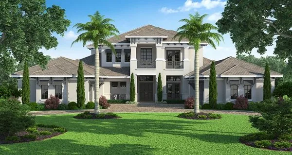 Full Rendering for House Plan #773045