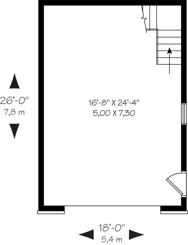 Main Floor Plan for House Plan #149792