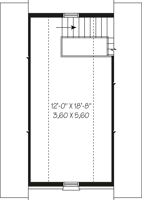 Second Floor Plan for House Plan #149792