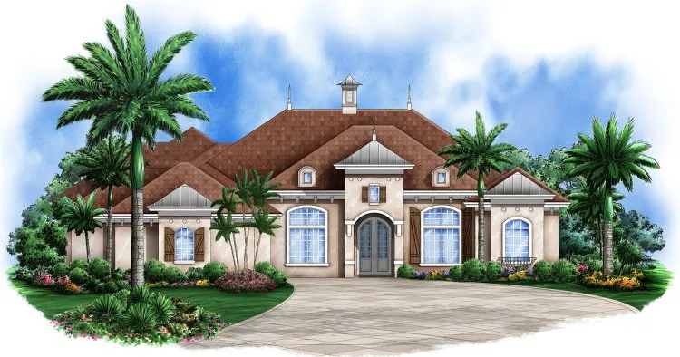 Full Rendering for House Plan #918363