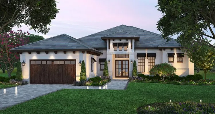 Full Rendering for House Plan #910552