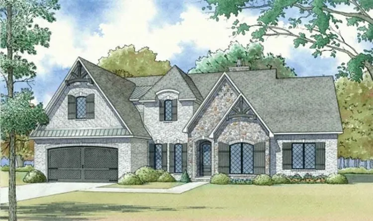 Full Rendering for House Plan #310592