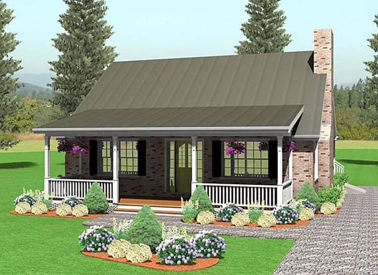 Full Rendering for House Plan #733841