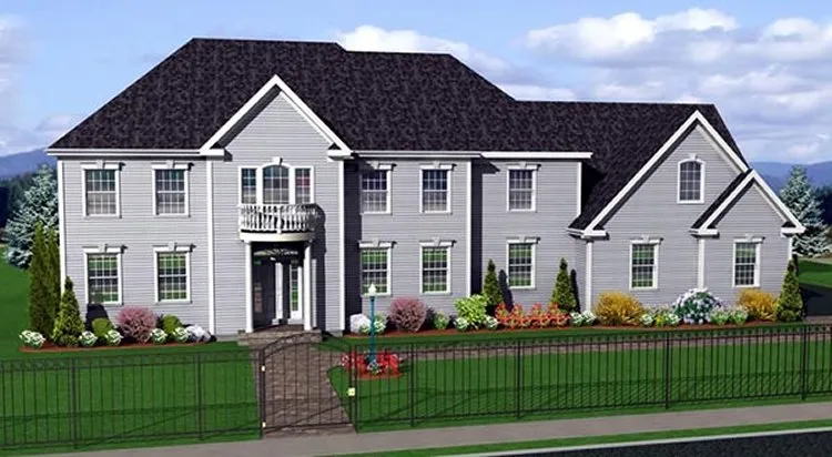 Full Rendering for House Plan #734453