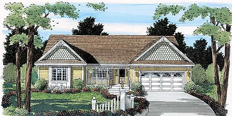 Full Rendering for House Plan #181771
