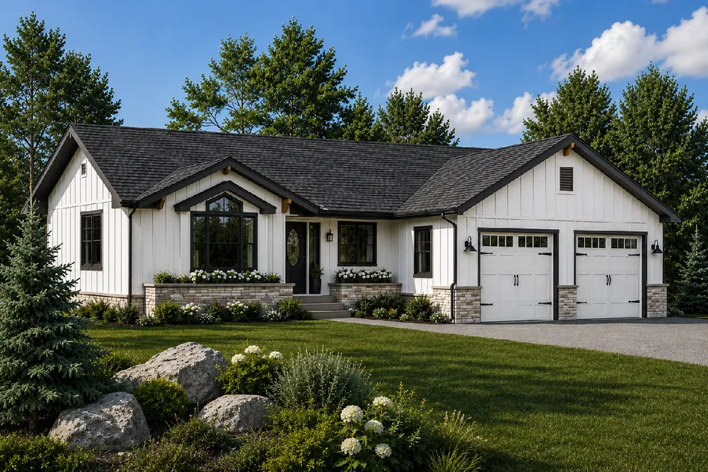 Full Rendering for House Plan #220201