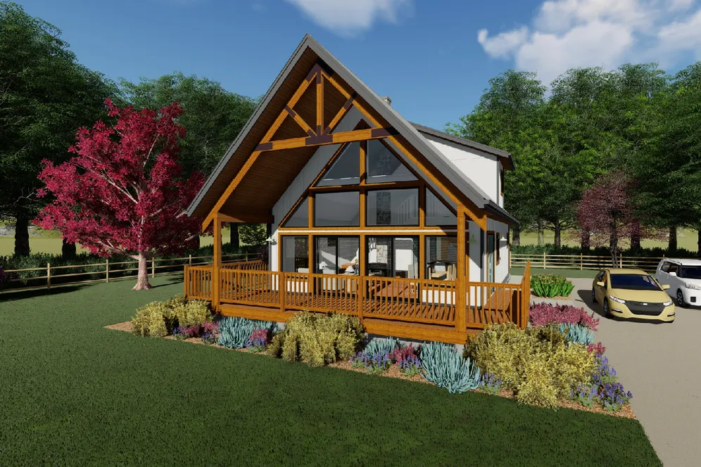 Full Rendering for House Plan #202044