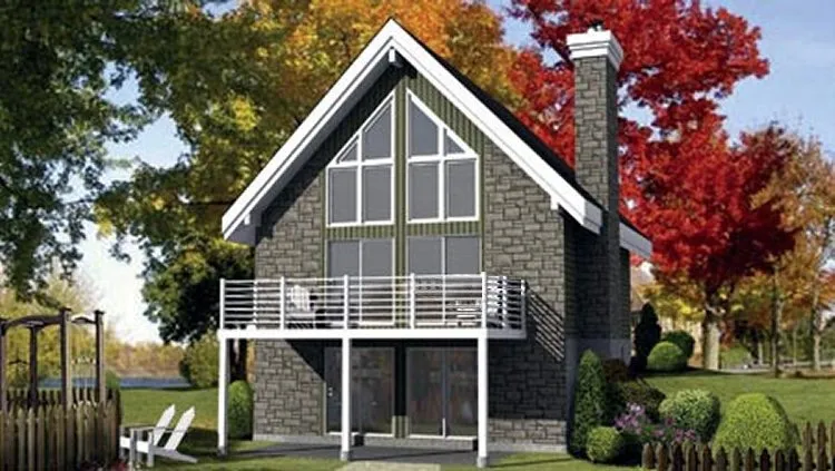 Full Rendering for House Plan #173801