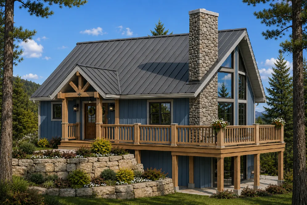 ExteriorPhoto for House Plan #108422