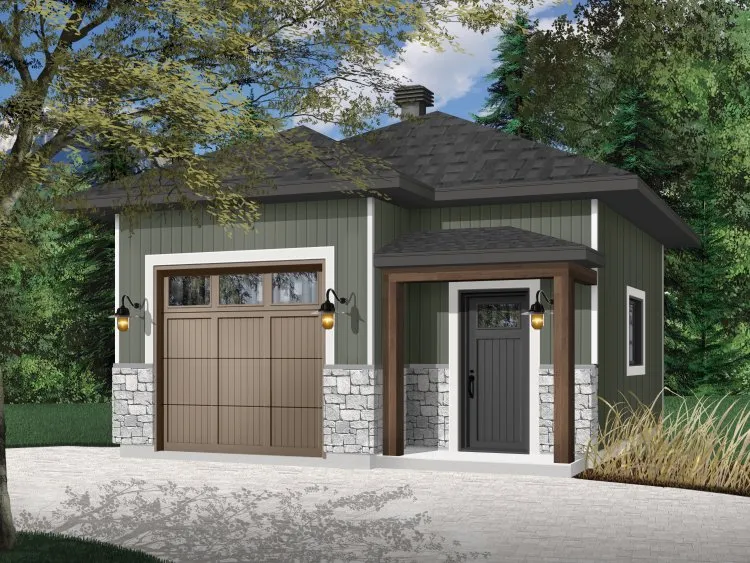 Full Rendering for House Plan #146993