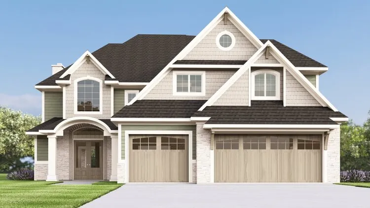 Full Rendering for House Plan #750734
