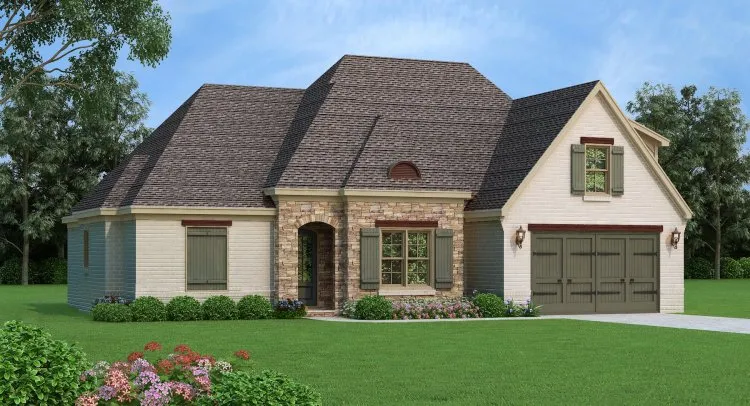 Full Rendering for House Plan #693036