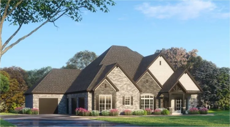 Full Rendering for House Plan #311674