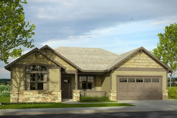 Full Rendering for House Plan #348881