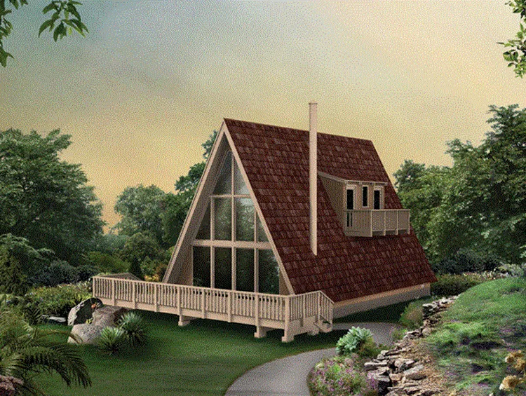 Full Rendering for House Plan #634221