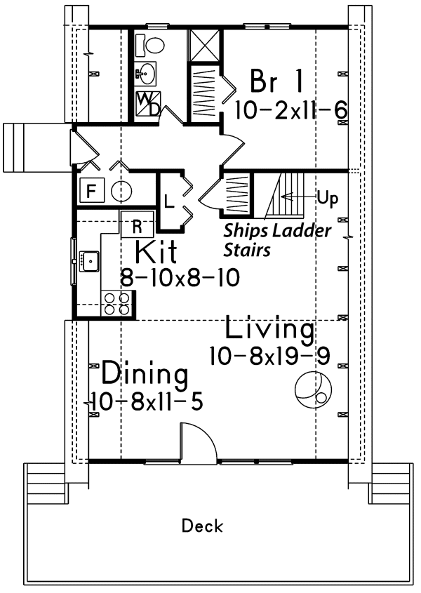 Main Floor Plan for House Plan #634221