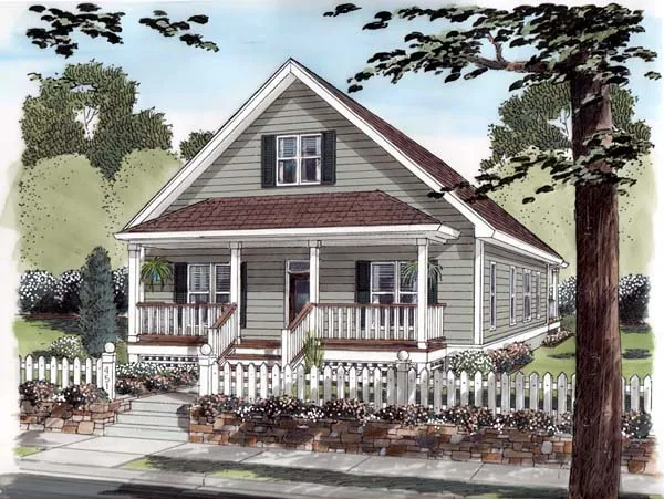 Full Rendering for House Plan #250047