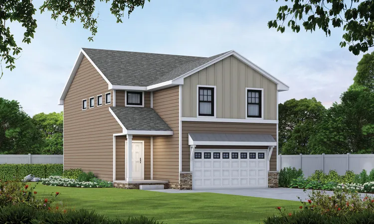 Full Rendering for House Plan #155212