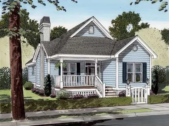Full Rendering for House Plan #252047