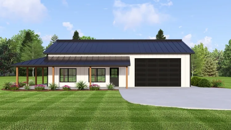 Full Rendering for House Plan #757031